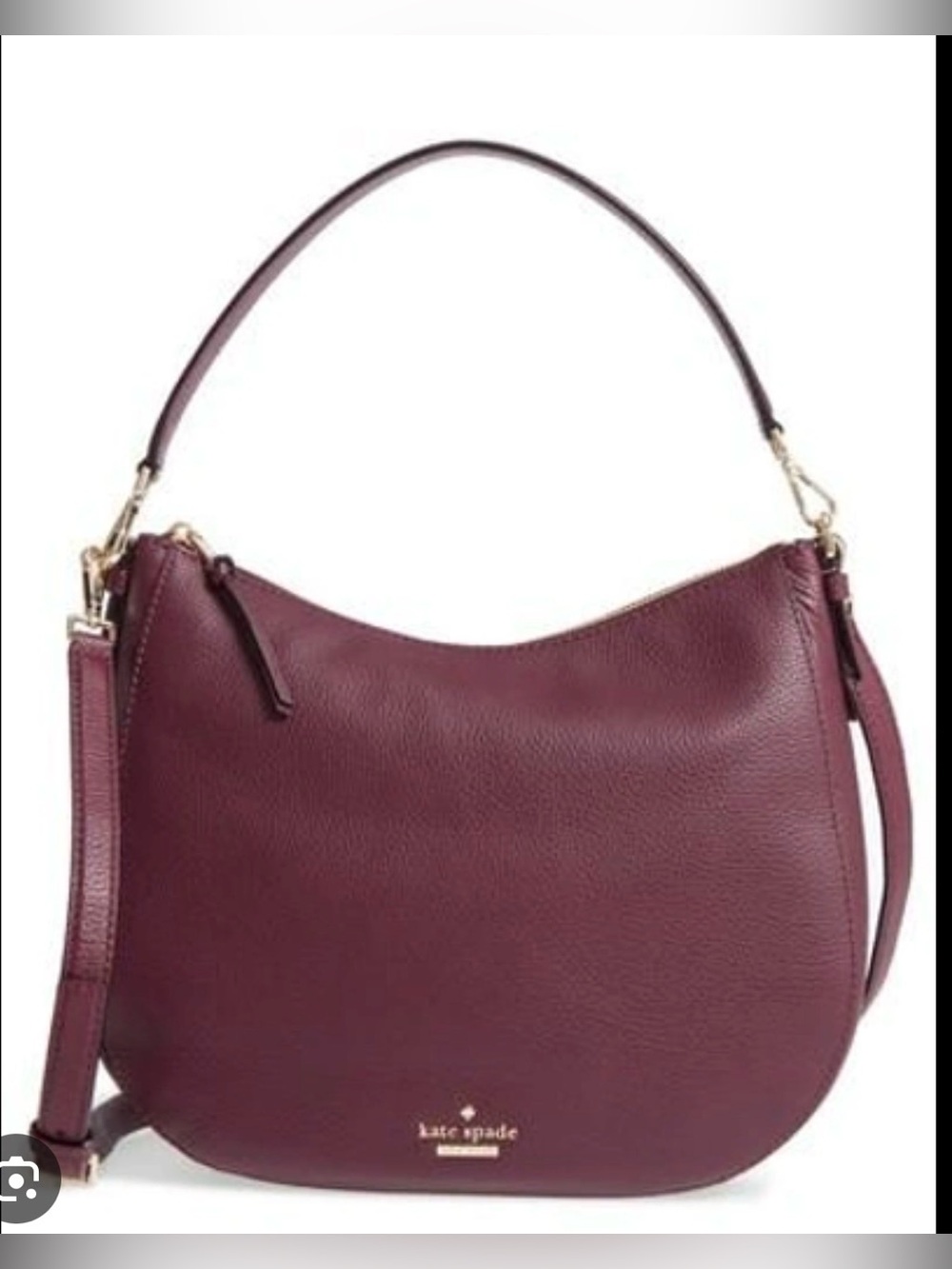 Kate Spade Plum Jackson Street Mylie Shoulder Bag
